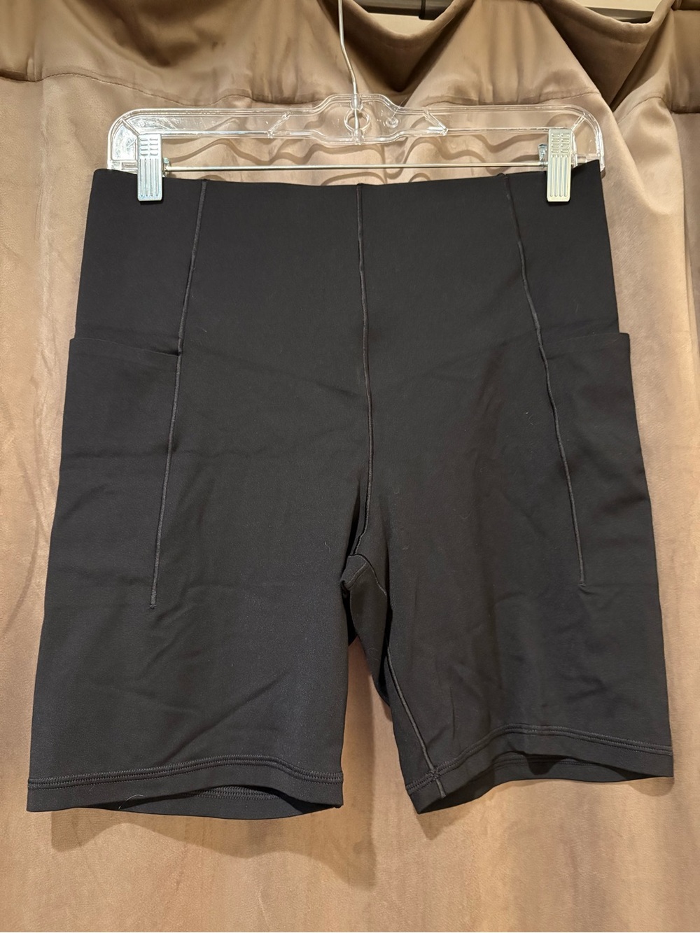 OFFLINE by Aerie Real Me XTRA High Waisted 7" Bike Short Black Size Large